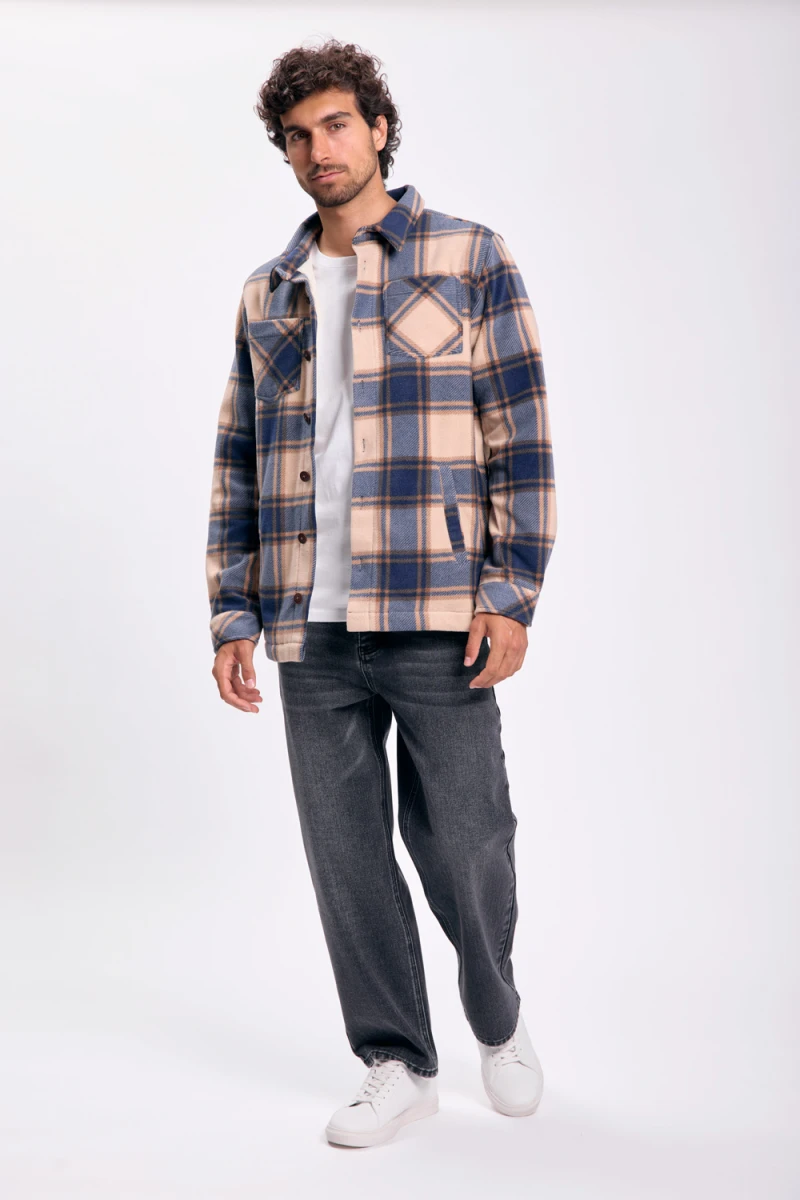 Pantalón jean ancho - Gris Oscuro 