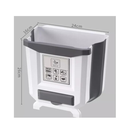 Basurero Tacho de Basura Easyclean Plegable 001