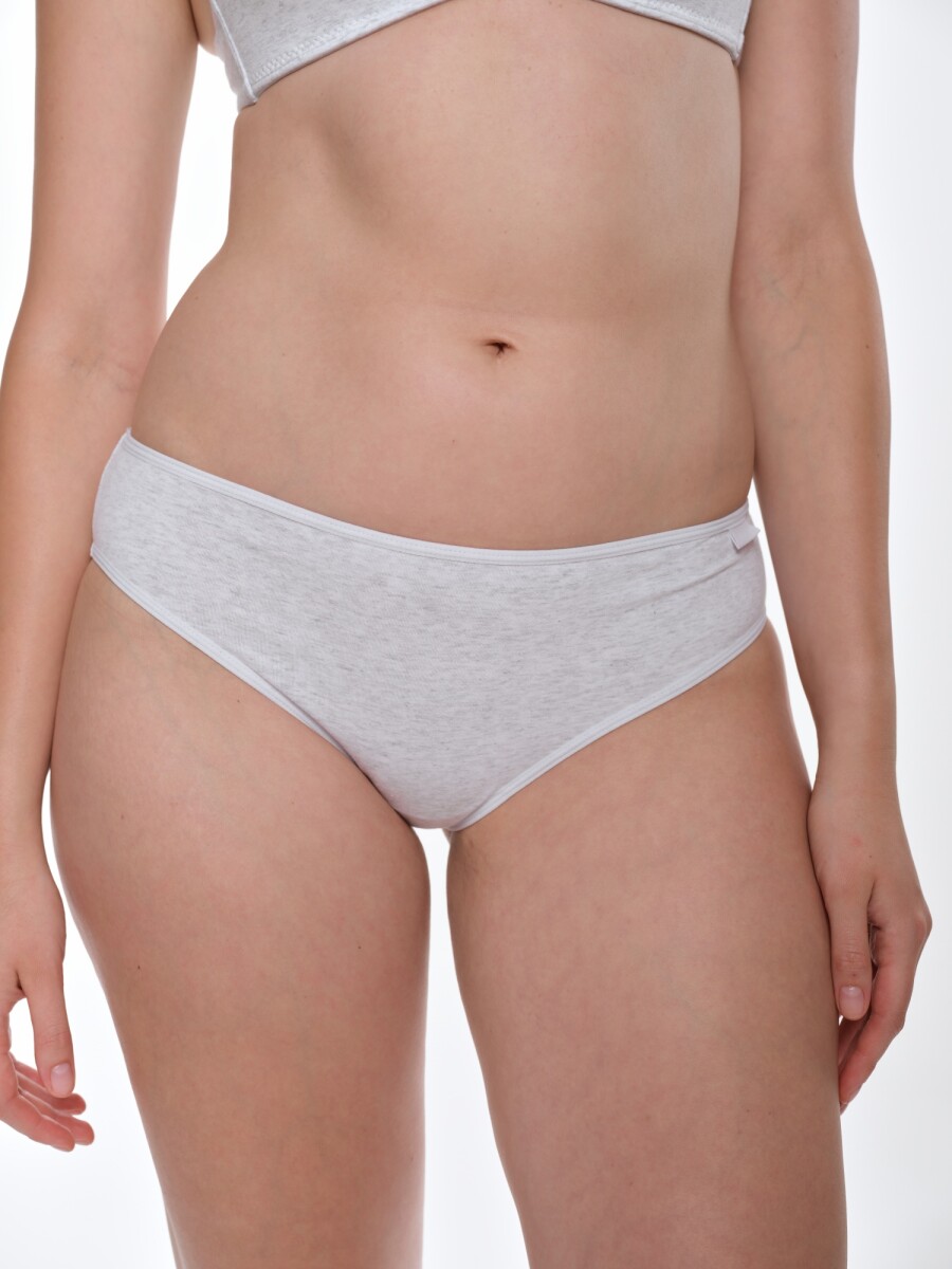 Bombacha Cotton club - Gris Melange 