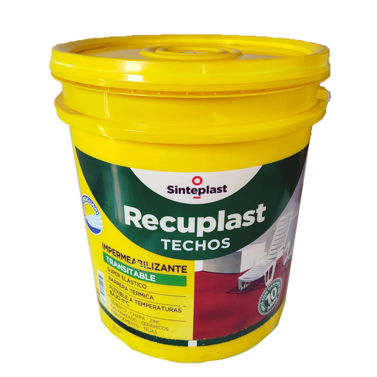 Impermeabilizante transitable Recuplast 20kg. 
