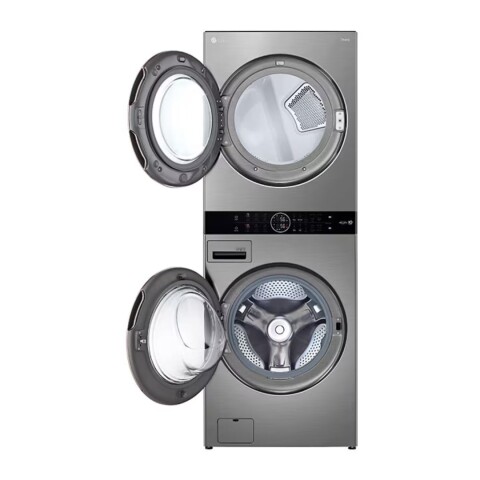 Torre de Lavado LG 22 Kilos Silver WK22BS6 Torre de Lavado LG 22 Kilos Silver WK22BS6