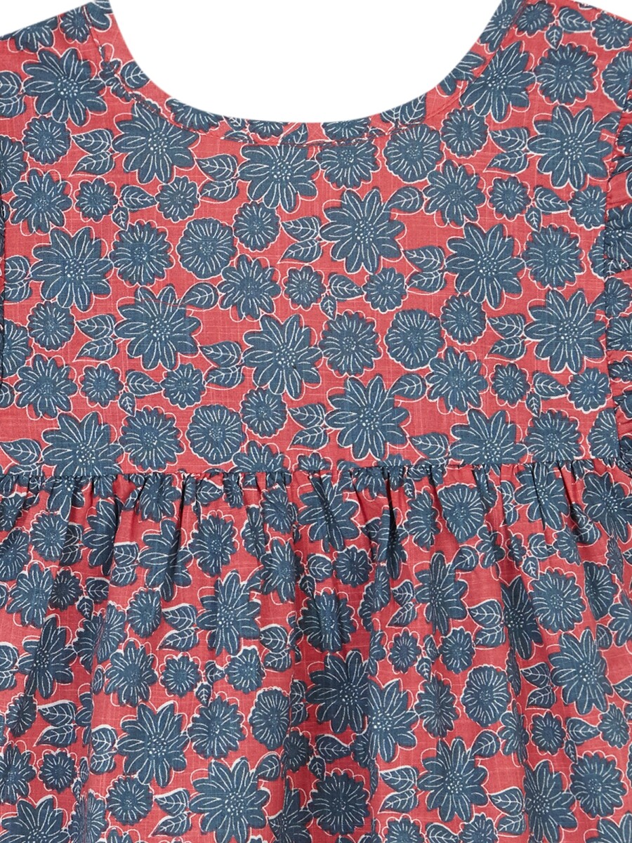 Vestido De Flor Grande Piedra