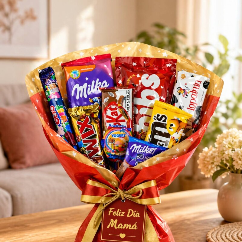 Ramo de Dulces para Mamá Ramo de Dulces para Mamá