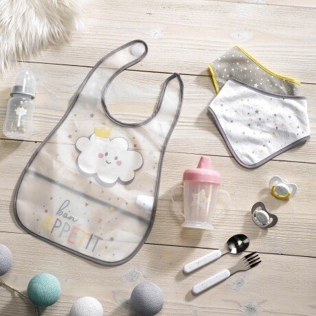 SET TENEDOR Y CUCHARA ACERO-INOXIDABLE BLANCO KIDS