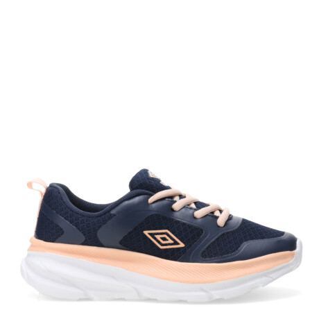 Championes de Niño Umbro Azul Marino - Rosado Coral
