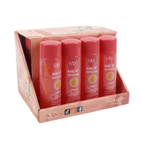 SAS Removedor de maquillaje liquido 129ml. Unica