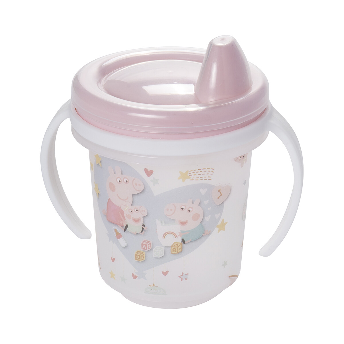 Vaso Entrenador con Tapa Peppa Pig 280 ml 