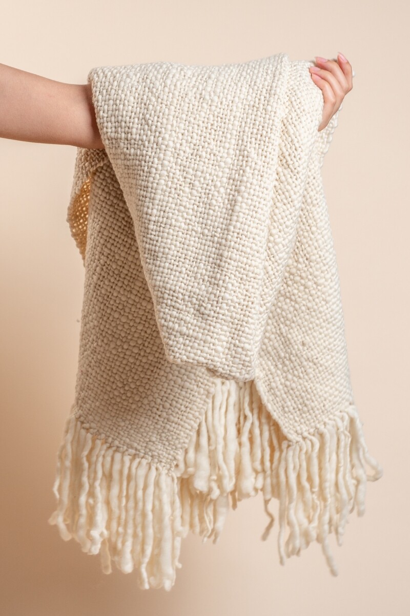 Ruana Rústica Crudo
