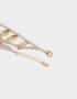 Pulseras Flexibles Metal Pulsera Flexible De Metal - Combinacion Bicolor