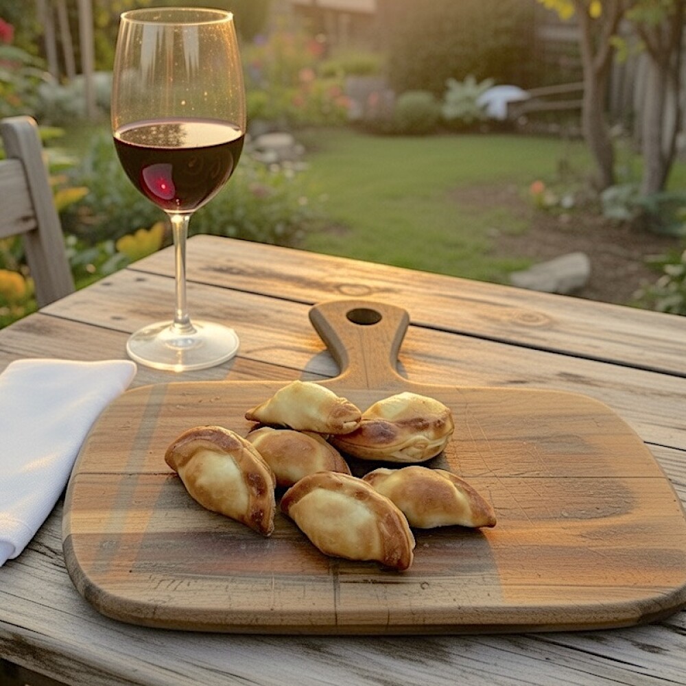 6 Empanaditas de Queso y Cebolla 6 Empanaditas de Queso y Cebolla