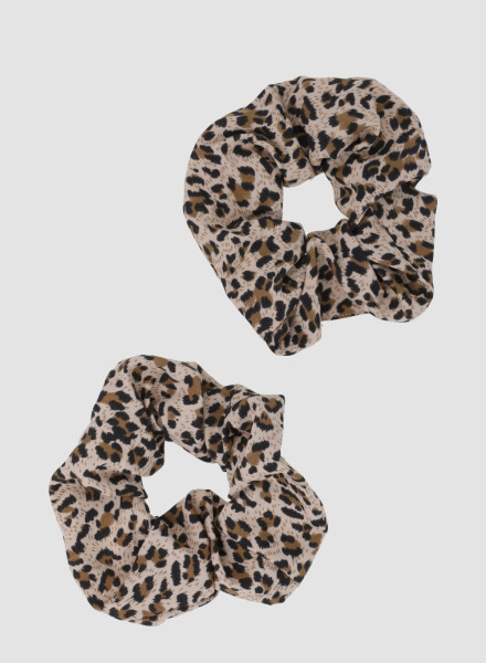 Pack x2 scrunchies<br /> animal print Animal print