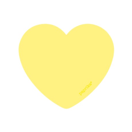 Block Para Notas Corazón Amarillo Block Para Notas Corazón Amarillo