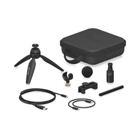 Pack microfono Behringer GO VIDEO KIT con tripode y cables Pack microfono Behringer GO VIDEO KIT con tripode y cables
