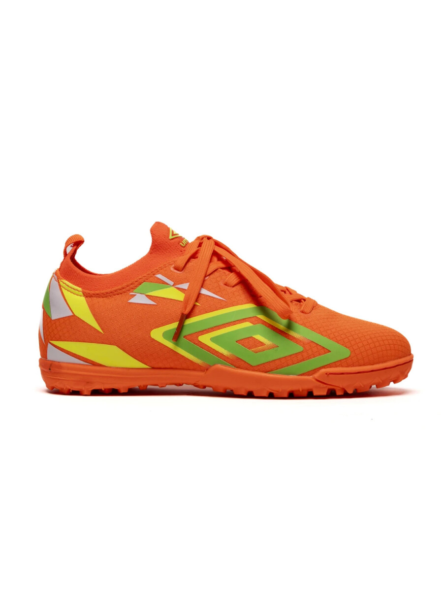 Championes UMBRO Futbol HIT TF de Niños - 20206503 - Naranja-lima 