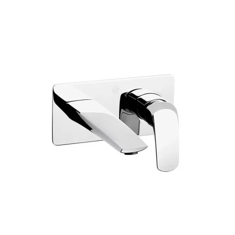 Grifería de lavatorio Monocomando de pared Epuyen cromado Grifería De Lavatorio Monocomando De Pared Epuyen Cromado