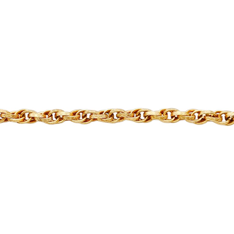 Pulsera Tejida doble-Oro bajo-Sin Piedra-PU8081 sinpiedra