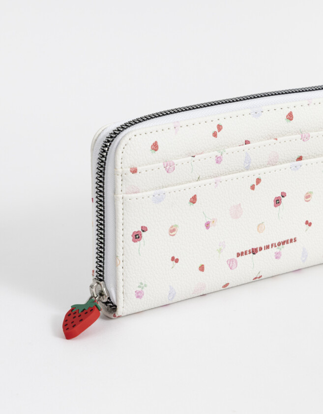 Ficheros Billetera Fichero Cuerina Flores - Estampado Flores