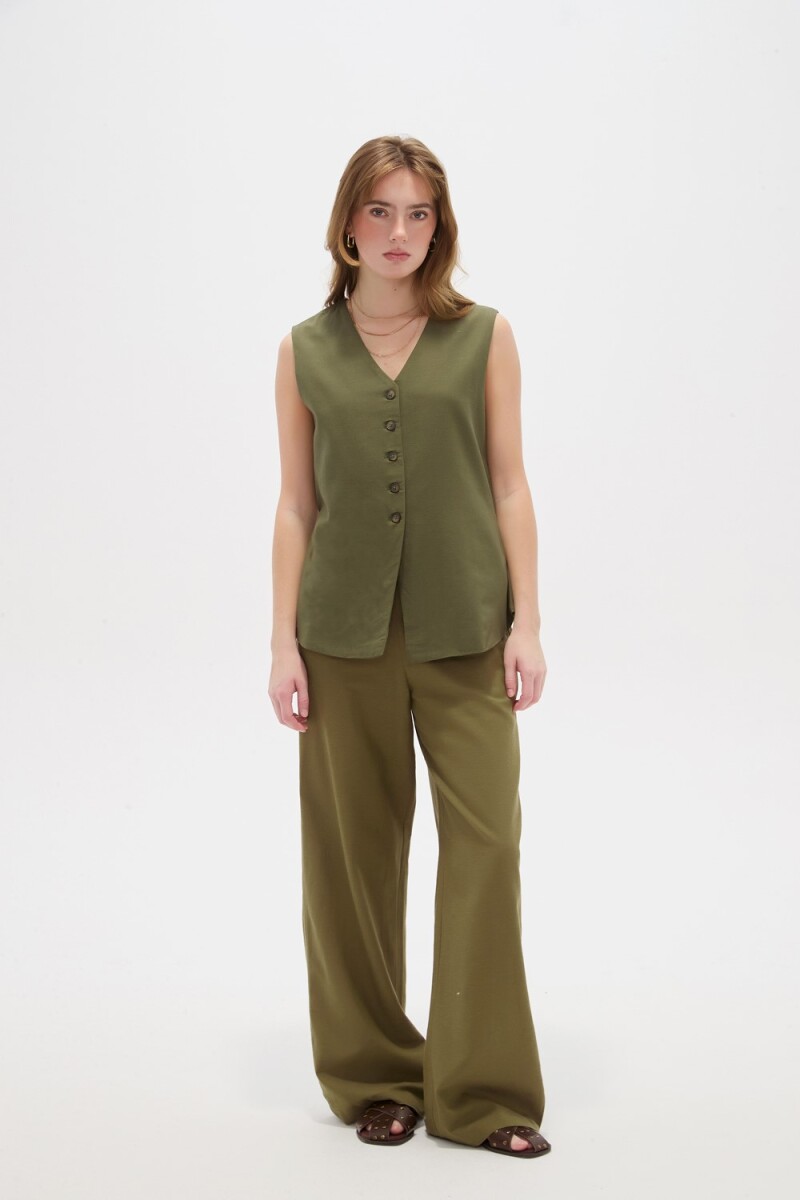Chaleco Biale - Verde Oliva 