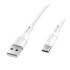 Cable De Datos Usams Sj501 U68 Tipo C 1 Metro BLANCO