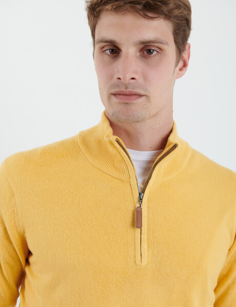 470415 SWEATER MEDIO CIERRE HARRINGTON URBAN Amarillo