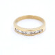 Anillo En Oro 18K, Brillantes Redondos Y Brillantes Baguette Anillo En Oro 18K, Brillantes Redondos Y Brillantes Baguette