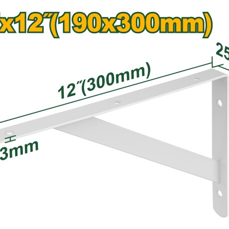 ESCUADRA REFOR 7X12´´ BLANCA JADEVER ESCUADRA REFOR 7X12´´ BLANCA JADEVER