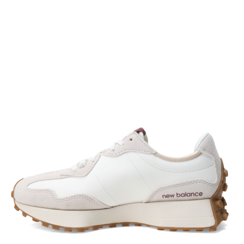 Championes de Mujer New Balance Life Style 327 Blanco - Gris - bordó