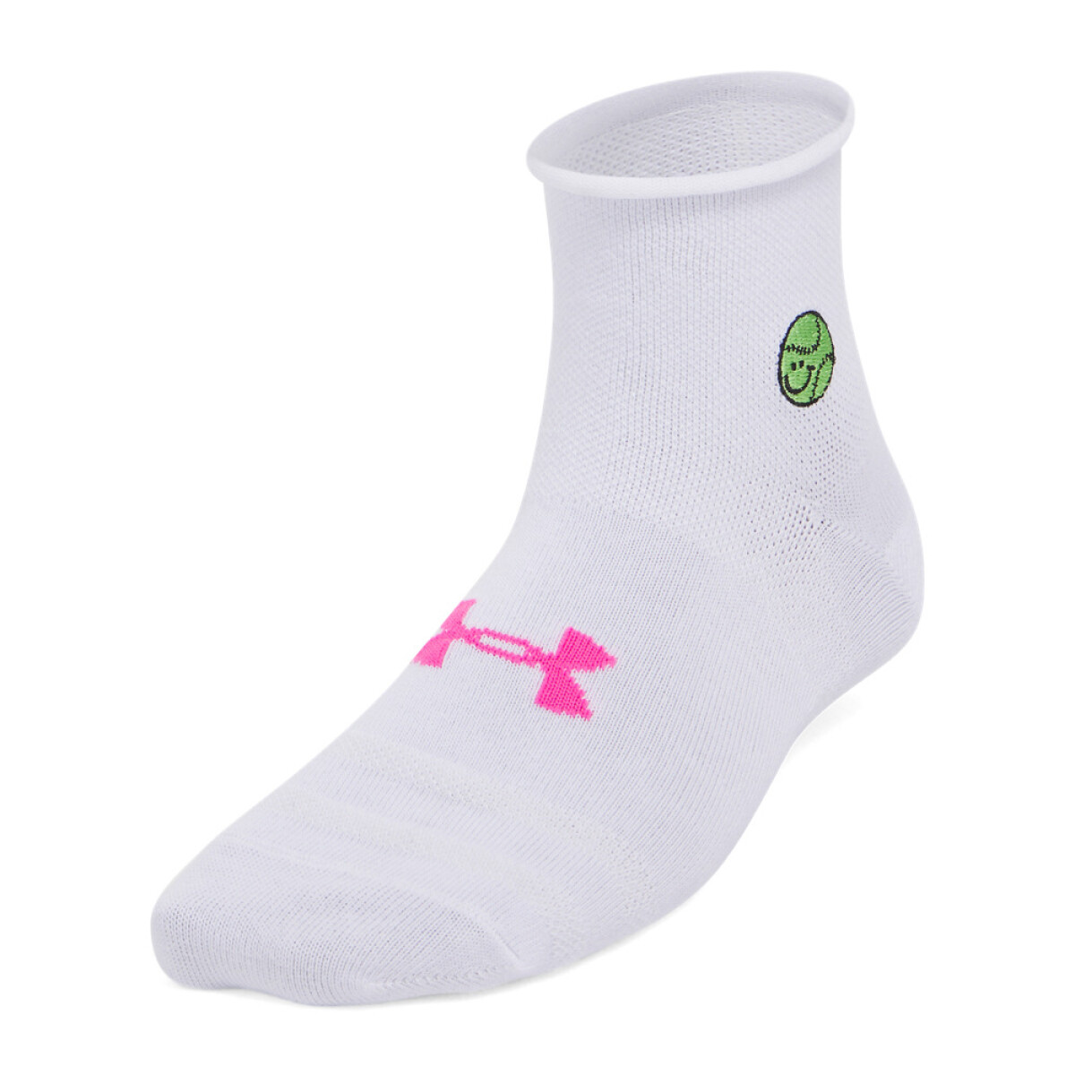 UA W Essential Nov 3pk Qtr-WHT - WHT-104 