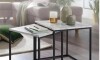 Set 2 Mesas - Metal/Marmol Set 2 Mesas - Metal/Marmol