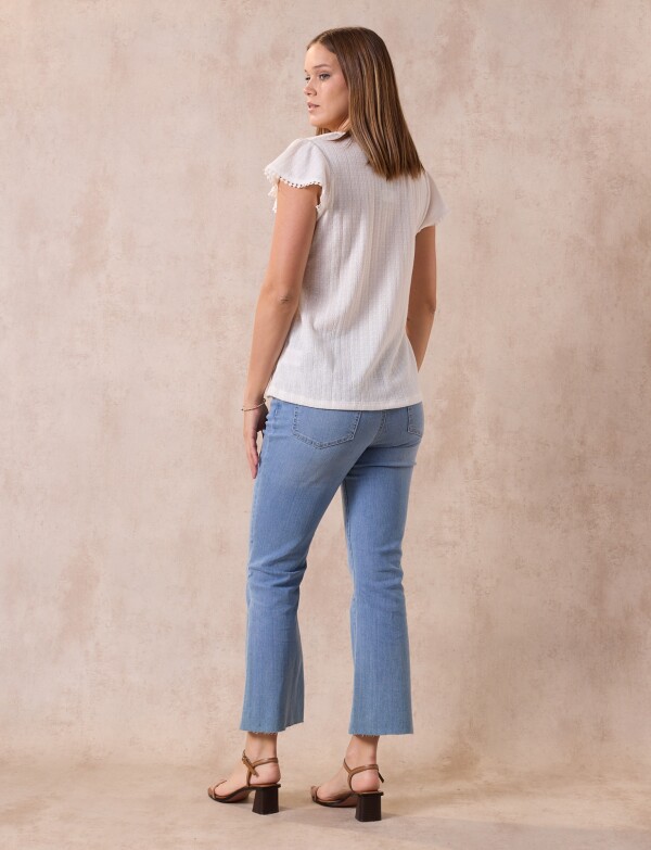 Blusa Pointelle CRUDO