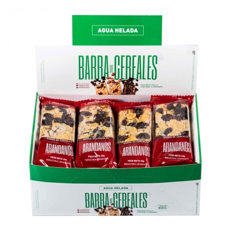 Barras de Cereales Arándanos Rojos x 16 uds. Barras de Cereales Arándanos Rojos x 16 uds.