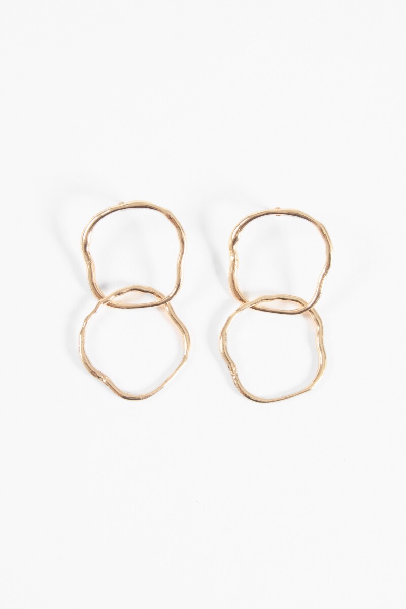 Aros argollas dorado