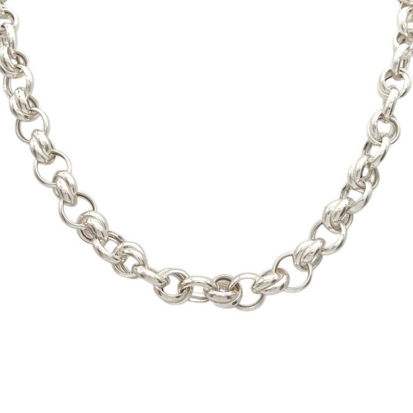 Cadena rolo doble-Plata 925-Sin Piedra-CD3466 sinpiedra