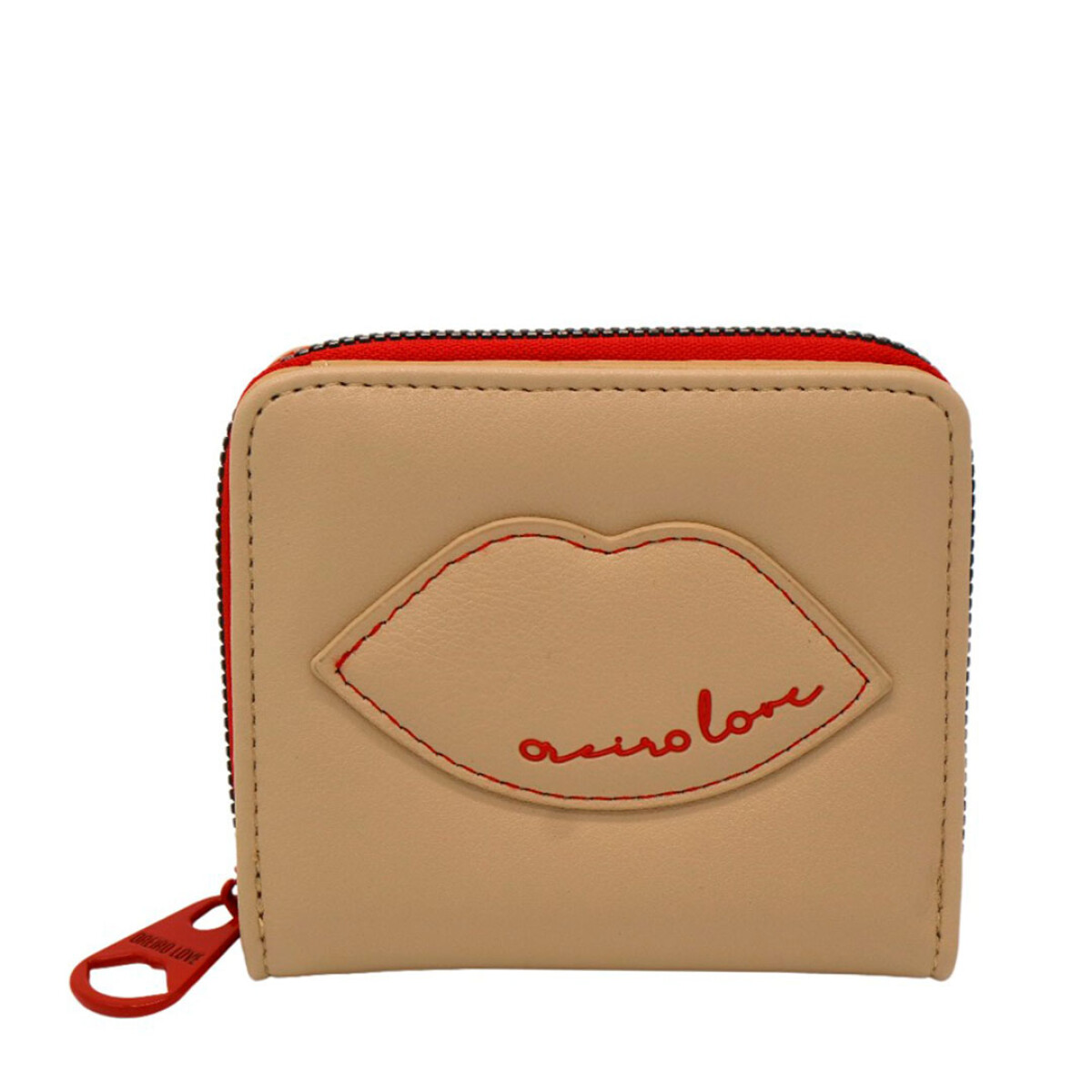 Billetera Las Oreiro Love - Beige 