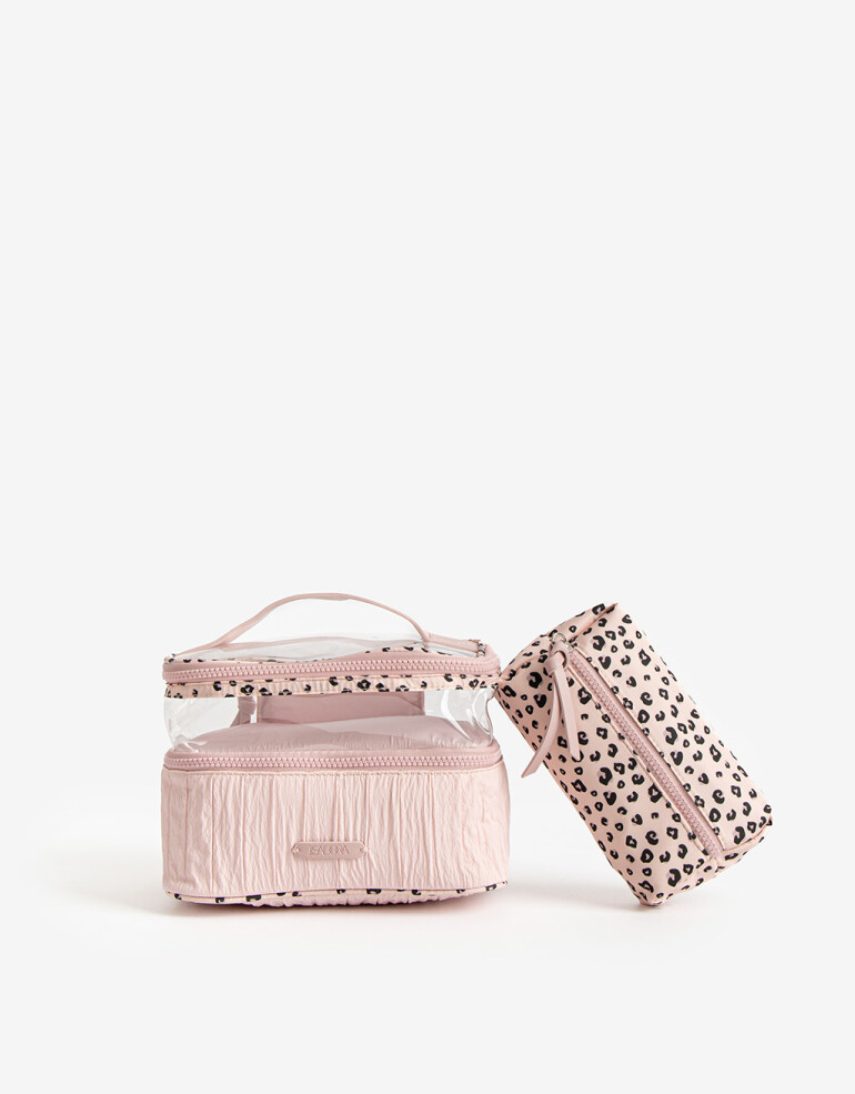 Porta Cosméticos Set De Portacosméticos - Rosa Bebe