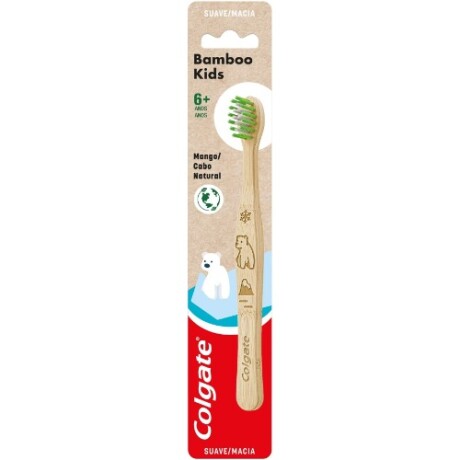 COLGATE CEPILLO BAMBOO KIDS SUAVE +6 AÑOS COLGATE CEPILLO BAMBOO KIDS SUAVE +6 AÑOS