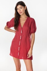 Vestido Poppy Terracota