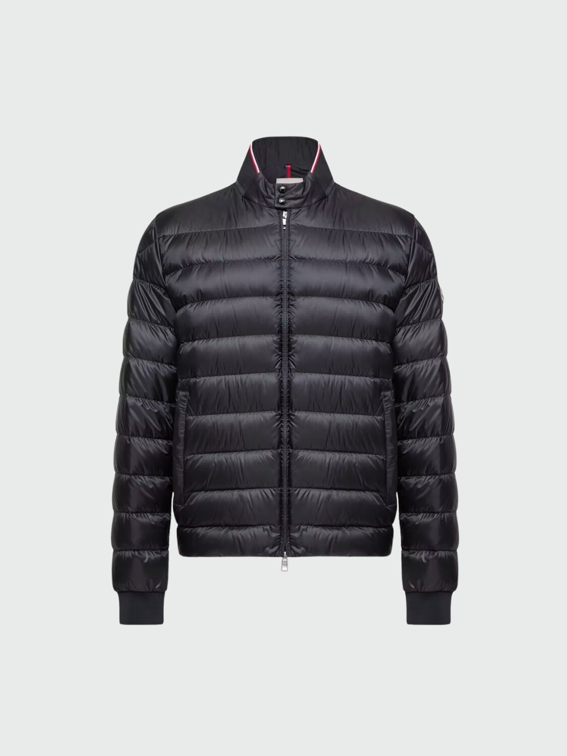 MONCLER - Campera Corta de Plumas Rigel Negro