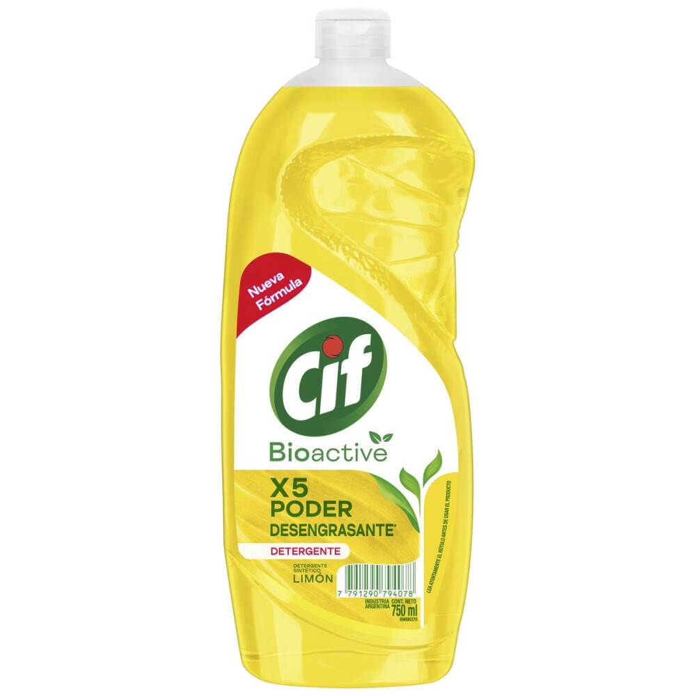 CIF BIOACTIVE LIMON DETERGENTE FR X 750 única