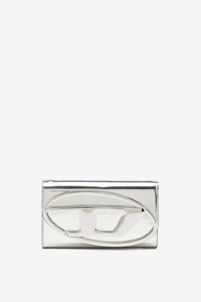 BILLETERA / MINIBOLSO 1DR CUER Plata