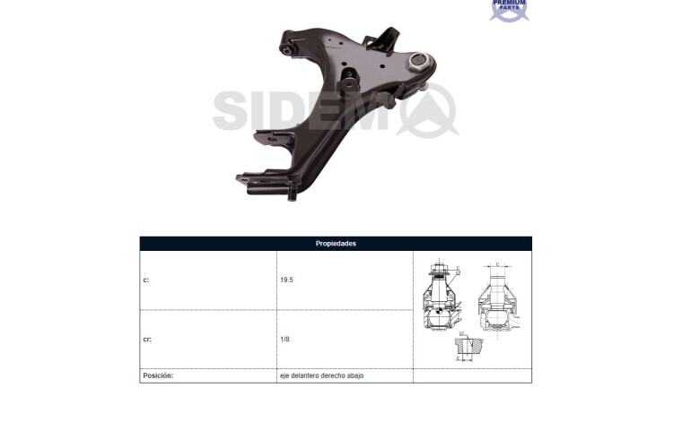 Parilla De Suspension Delantera Nissan D22 98-25 Der Parilla De Suspension Delantera Nissan D22 98-25 Der