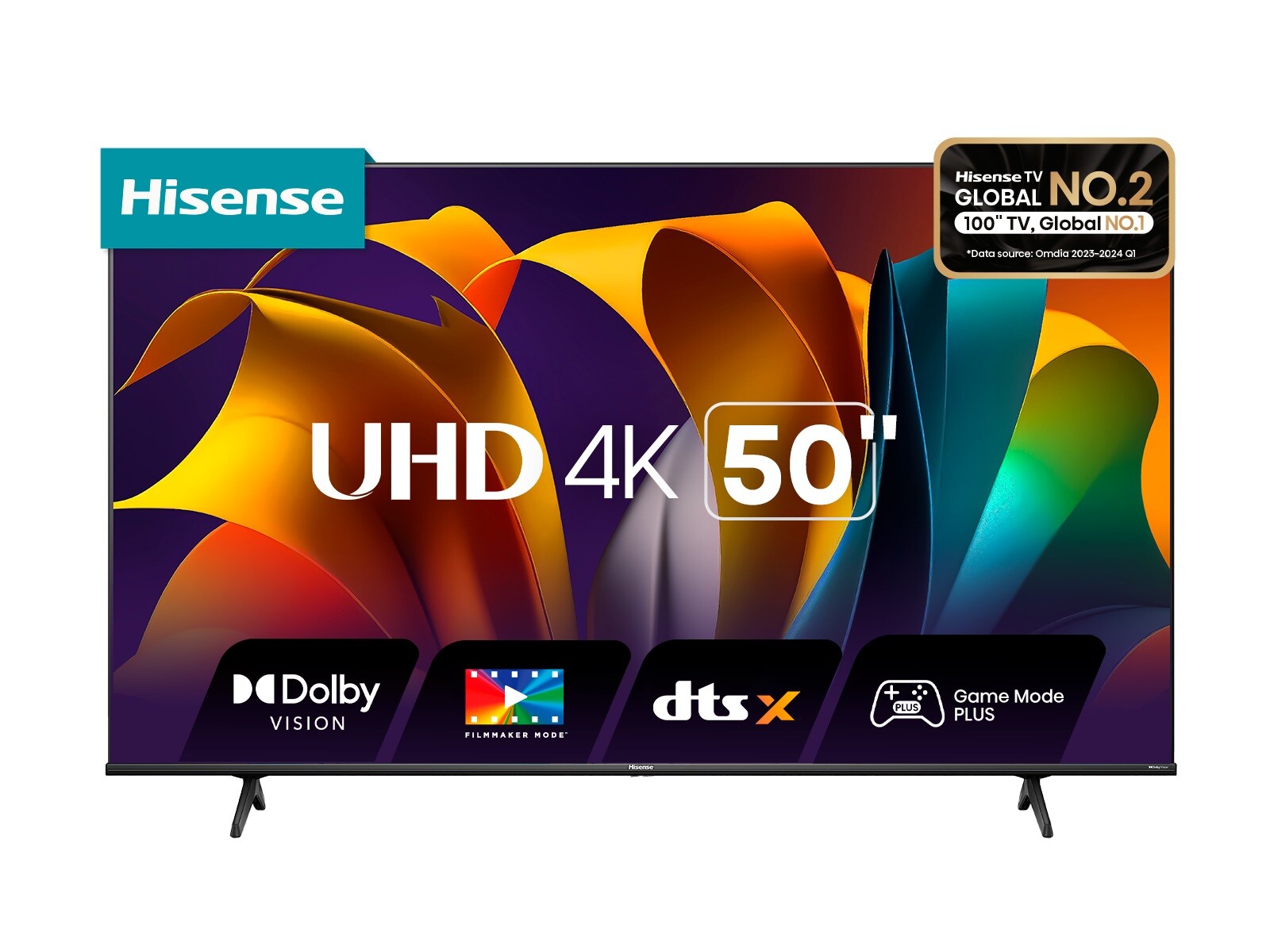 TELEVISOR HISENSE 50" LED UHD 4K,FLAT SMART, 3840X2160 
