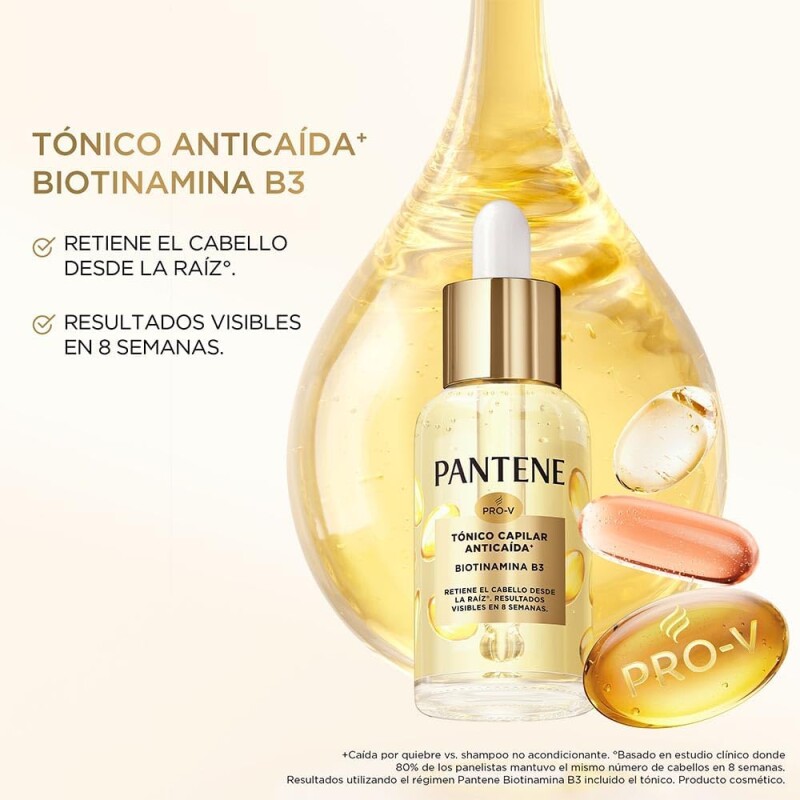 Tónico Pantene Biotinamina B3 Anticaída 60 Ml. Tónico Pantene Biotinamina B3 Anticaída 60 Ml.