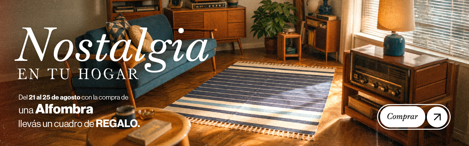 Nostalgia en tu hogar - living