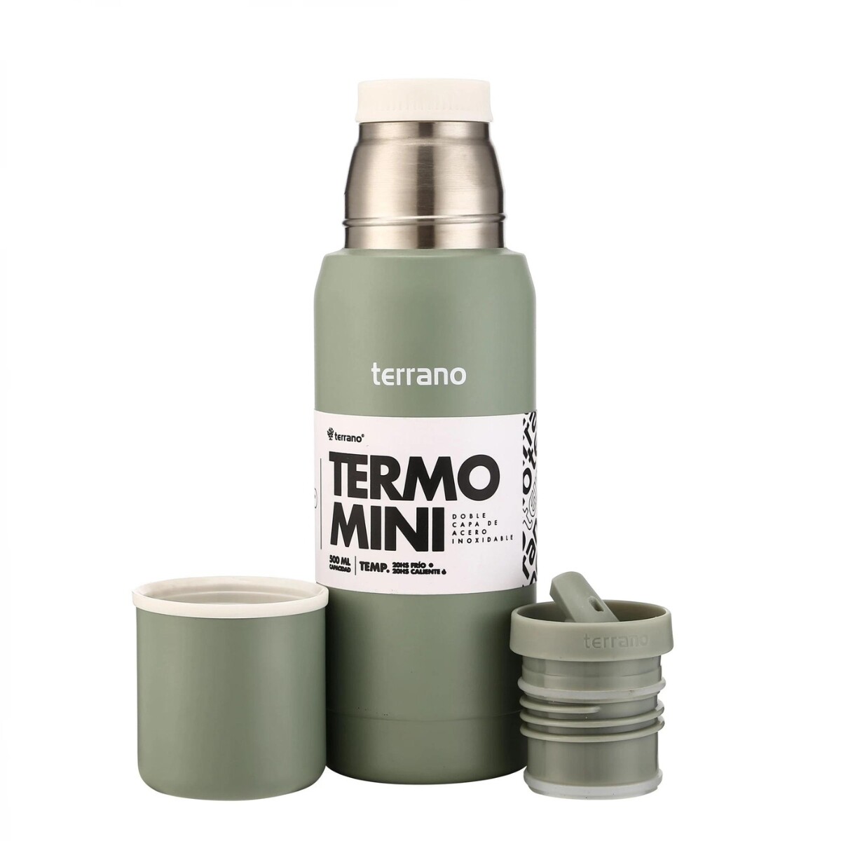 Termo Terrano Mini Premium 500ML - OLIVA 