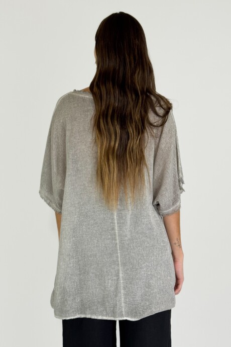 BLUSA ANGHIARI Gris