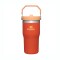 VASO STANLEY 20OZ FLIP STRAW TUMBLER Vaso Térmico STANLEY Flip Straw Capacidad 591Ml Con Sorbete Plegable - Tigerlily