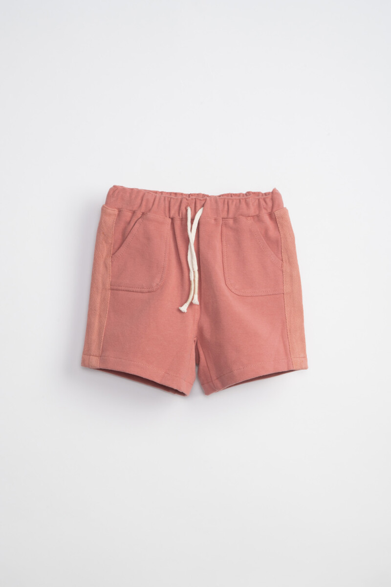 Short con bolsillos Rojo