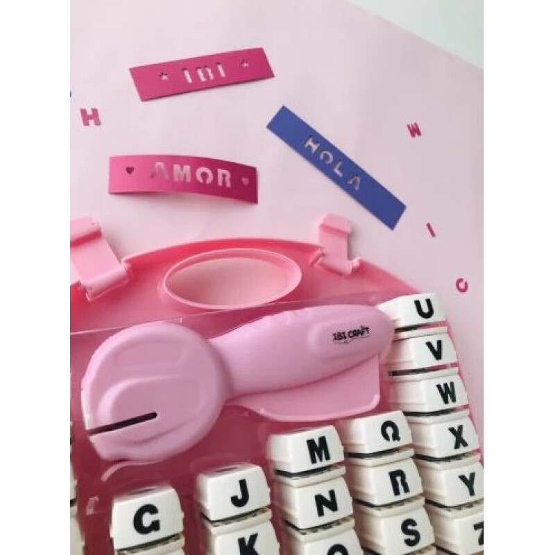 Set de Perforadora Ibi craft- Serie alfabetica Set De Perforadora Ibi Craft- Serie Alfabetica