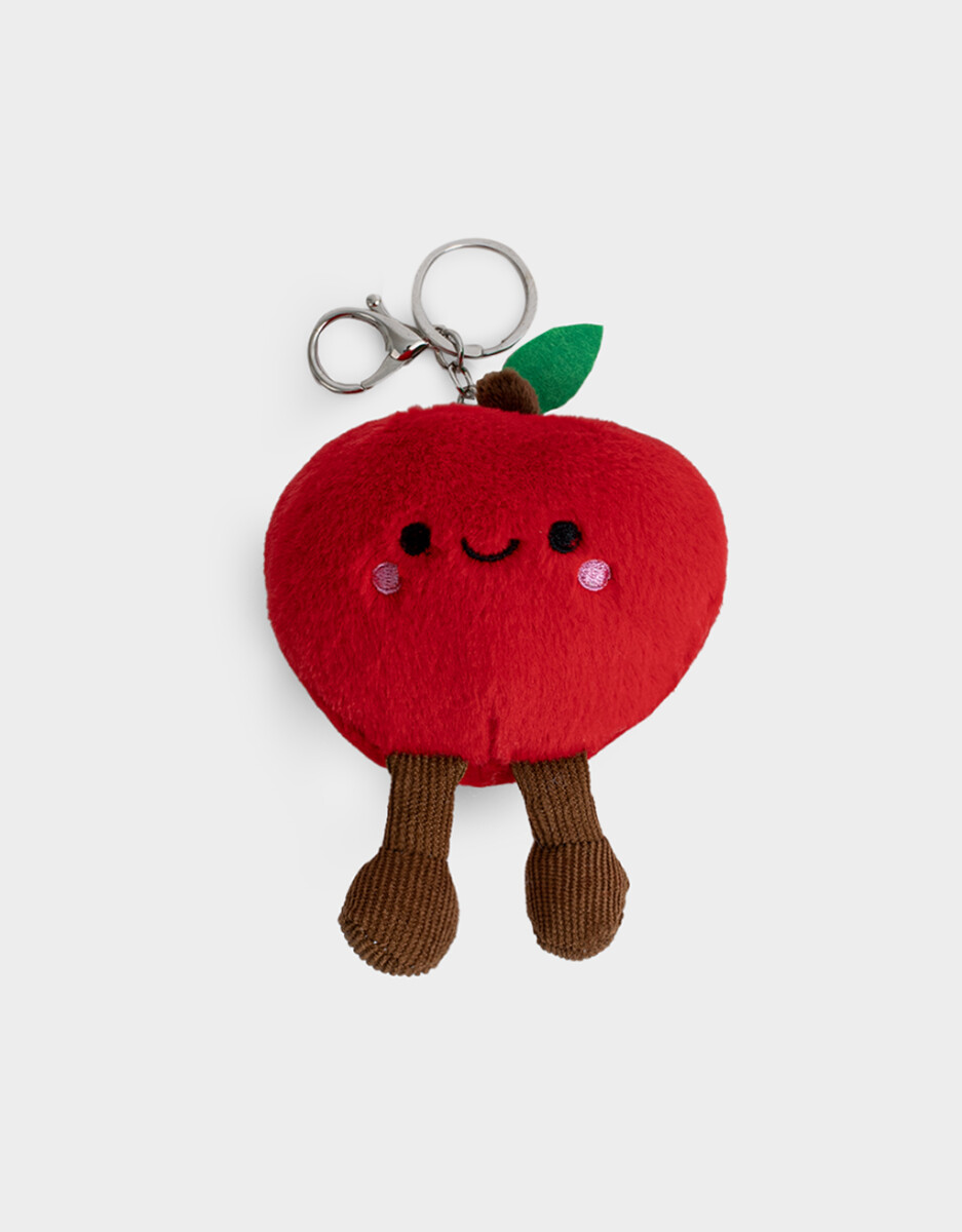 Llavero Y Charm Manzana Plushie 